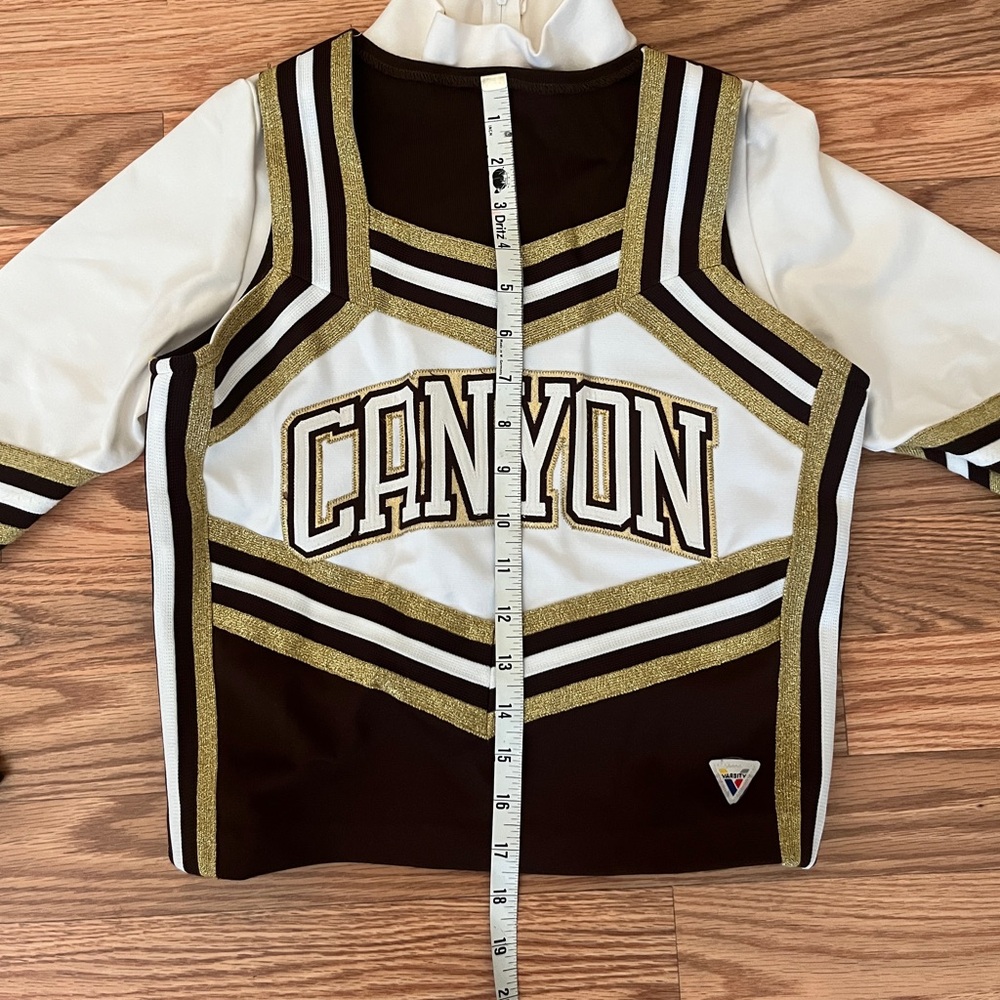 Authentic Canyon Hills Pop Warner Cheer Uniform with Underneath Shell - Picture 5 of 9